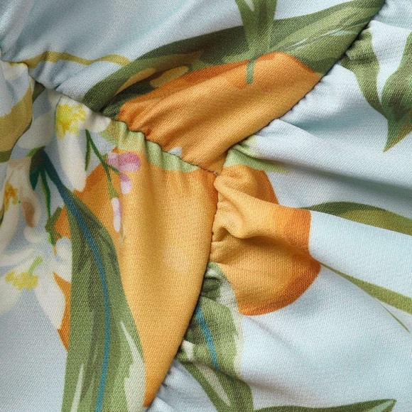 Cider • NWT Harvest Fruits Corset Cami Dress  ptp 14”-17” - Picture 4 of 5